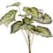 12 Pack: Green & Black Begonia Leaves Bush by Ashland®